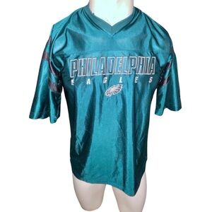 Philadelphia Eagles NFL Embroidered Jersey: Adult XL: NFC Champs: GUC: